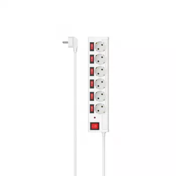 Hama 00223157 Ciabatta smart 6 prese AC 1,4 m 3680 W