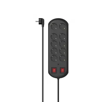 Hama 00223164 Ciabatta 2 m 10 prese AC per interni nera