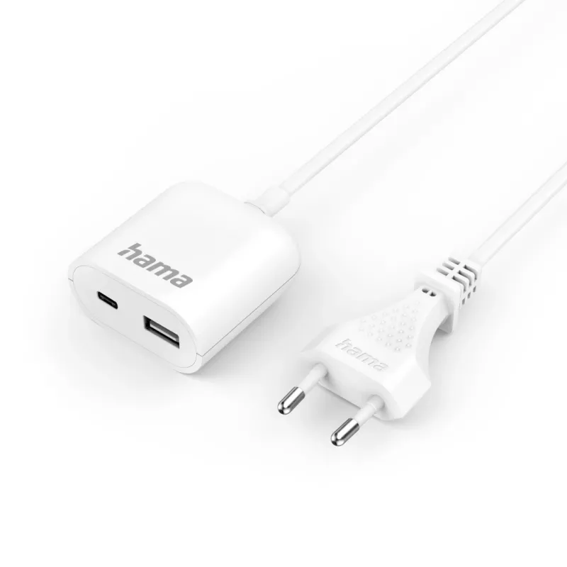 Hama 00223204 Caricabatterie mobile bianco AC per interni