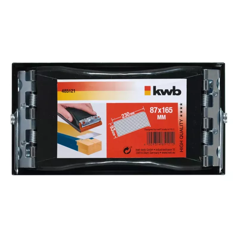 Levigatrice manuale flessibile KWB 485121 verde 165 mm x 87 mm