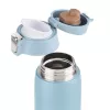 EMSA Light Mug 400 ml blu coperchio in acciaio inox polipropilene