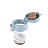 EMSA Light Mug 400 ml blu coperchio in acciaio inox polipropilene