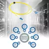 ACT Cavo patch in fibra ottica 5 metri Singlemode 9/125 OS2 Polarity Twist Uniboot Duplex CS - LC