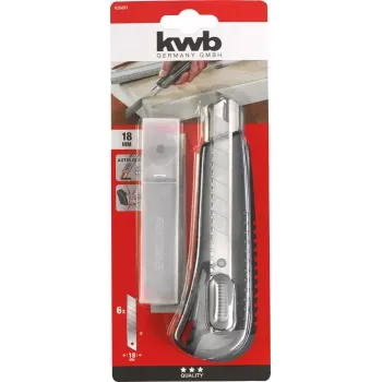 Taglierino KWB 026691 lama a spezzare larghezza lama 1,8 cm