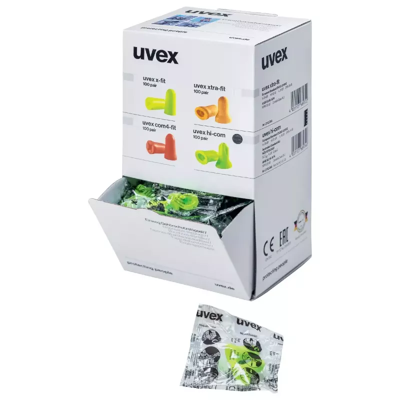 uvex hi-com Mini Tappi auricolari monouso 24 dB, 100 paia (2112095)