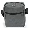 Borsa a tracolla WEDO 59 350512 — poliestere grigio unisex borsa a spalla/da mano, cerniera