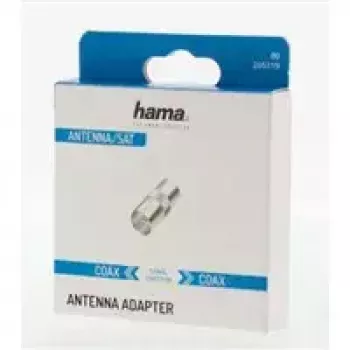 Hama 00205219 connettore maschio coassiale 1 pz.