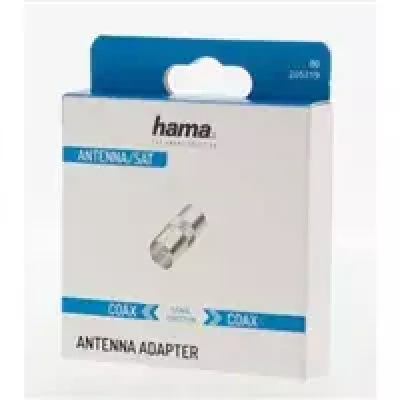 Hama 00205219 connettore maschio coassiale 1 pz.