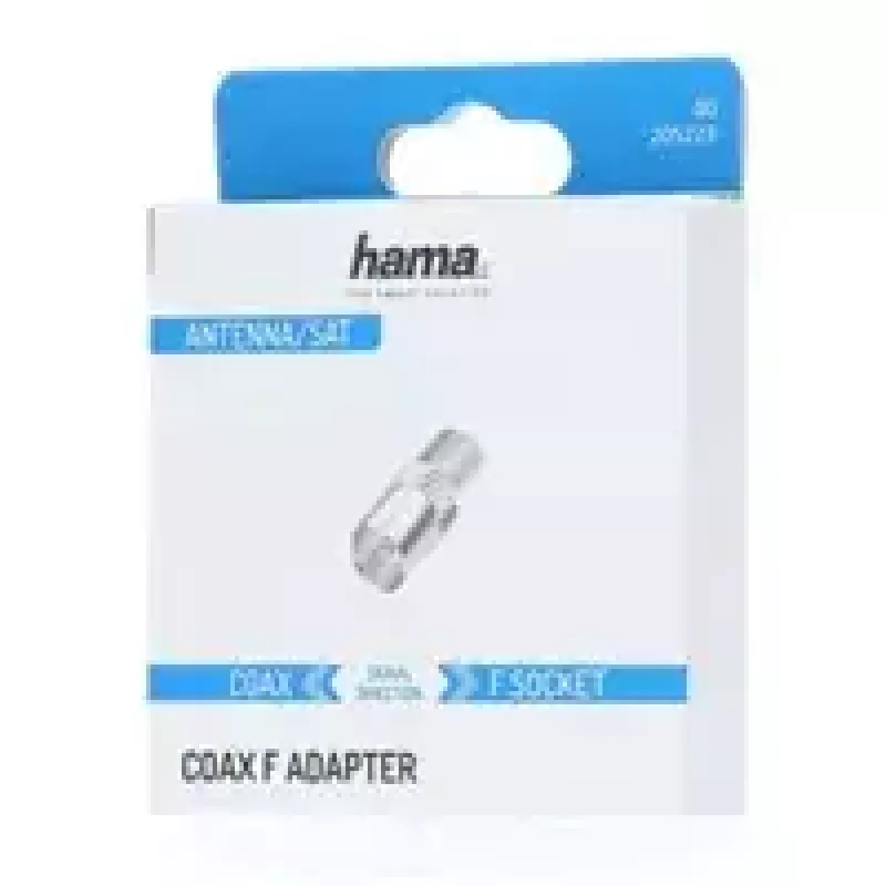 Hama 00205223 connettore coassiale tipo F 1 pz.