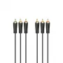 Hama 00205150 cavo audio 1,5 m 3 x RCA nero