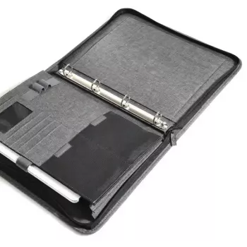 Agenda personale WEDO 58 354412 A4 grigio poliestere con meccanismo ad anelli 4