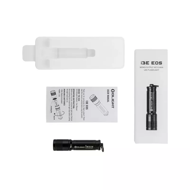 Torcia tascabile Olight i3E nero LED 90 lm IPX8 70 h