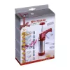 Siringa per biscotti Westmark 32332260 rosso argento plastica acciaio inox