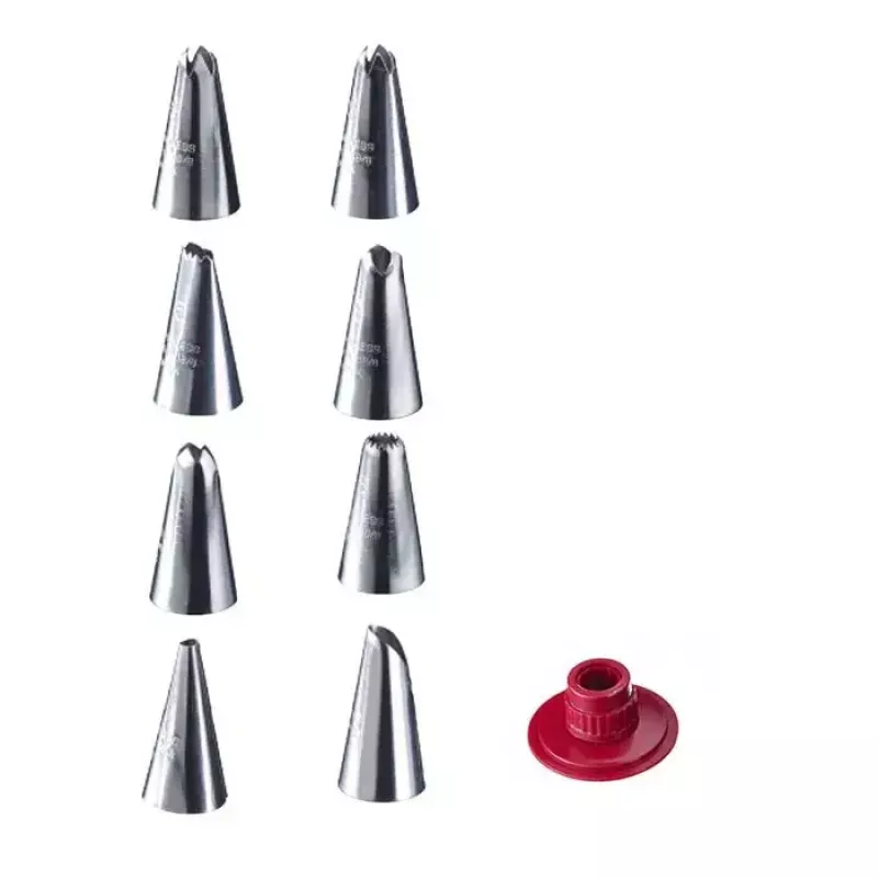 Siringa per biscotti Westmark 32332260 rosso argento plastica acciaio inox