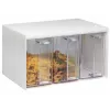 Dispenser Westmark Roma rettangolare 3 L trasparente bianco