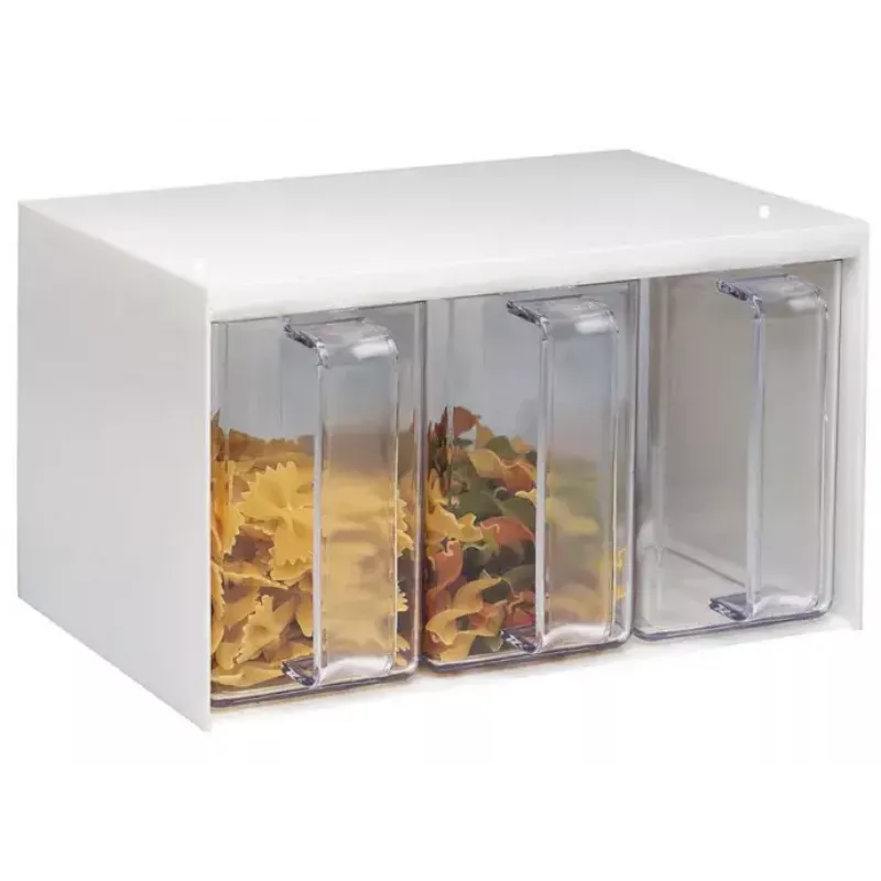 Dispenser Westmark Roma rettangolare 3 L trasparente bianco