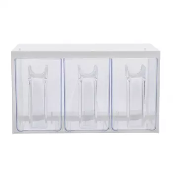 Dispenser Westmark Roma rettangolare 3 L trasparente bianco