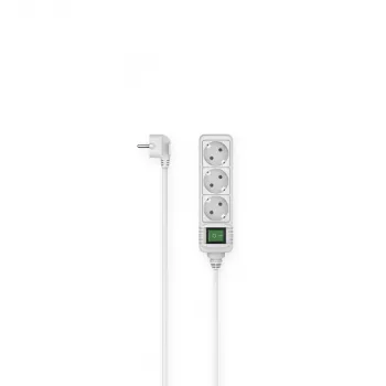 Hama 00223002 prolunga 3 m 3 prese AC per interni bianco
