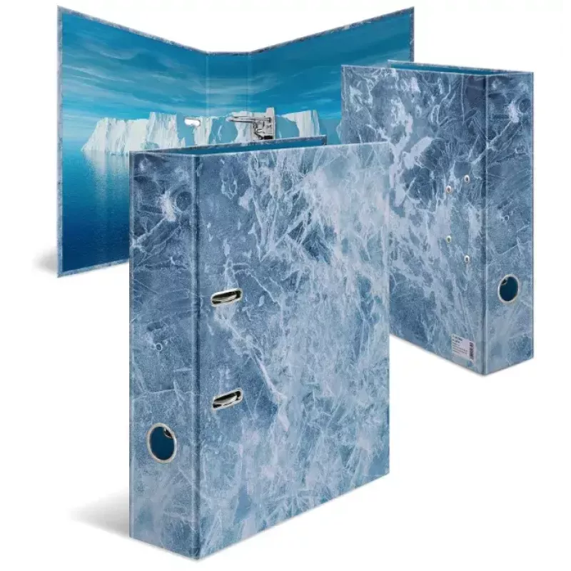Raccoglitore ad anelli HERMA 19650 A4 blu anello tondo archivio 285x70x315mm