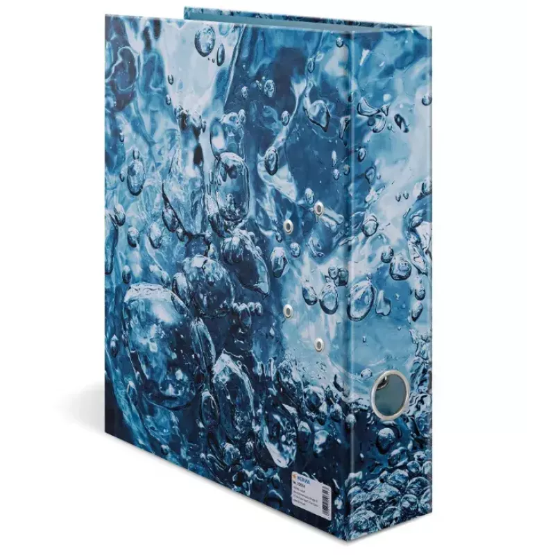 Raccoglitore ad anelli HERMA 19654 A4 blu anello tondo archivio 285x70x315mm