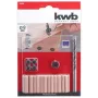 kwb 028086 Set di punte elicoidali per legno, 31 pz.