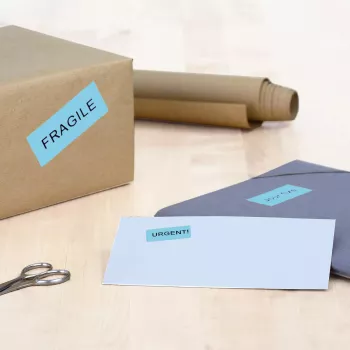 Etichette adesive per stampante HERMA Coloured Labels A4 70x37 mm blu