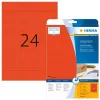 Etichette HERMA colorate A4 70x37 mm rosso carta opaca 480 pz.