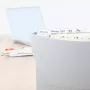 Etichette con linguette HERMA A4 45,7x16,9 mm bianco Movables 1600 pz.
