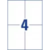 Etichette adesive rettangolari Avery Zweckform 6120 — bianco, adesivo permanente, 120 pezzi