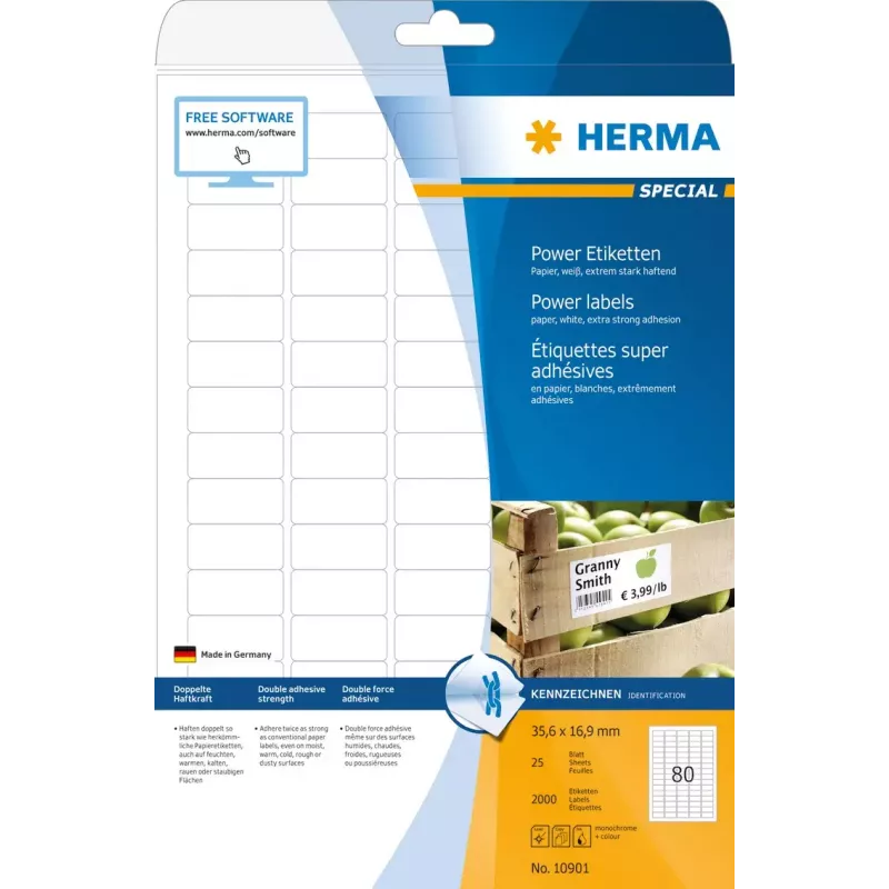 Etichetta adesiva per stampante HERMA 10901
