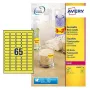 Mini etichetta laser Avery L7651 giallo