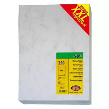 Carta per stampante A4 Sigel T1080 250 fogli grigio