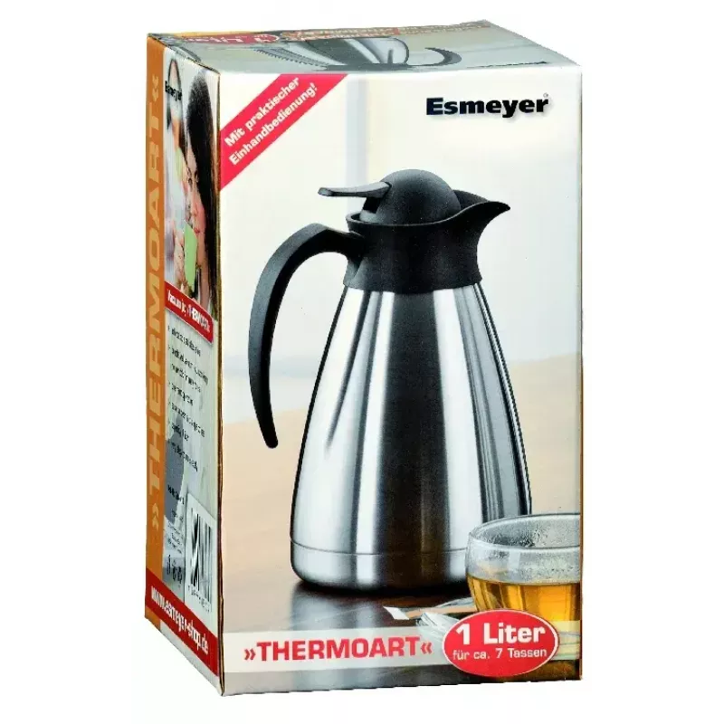 Esmeyer THERMOART Bottiglia termica 1 L, acciaio inox opaco