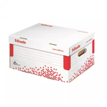 Contenitore per archivio Esselte Speedbox FSC® A4, rosso, bianco, A4, 290 g, 252 x 355 x 193 mm