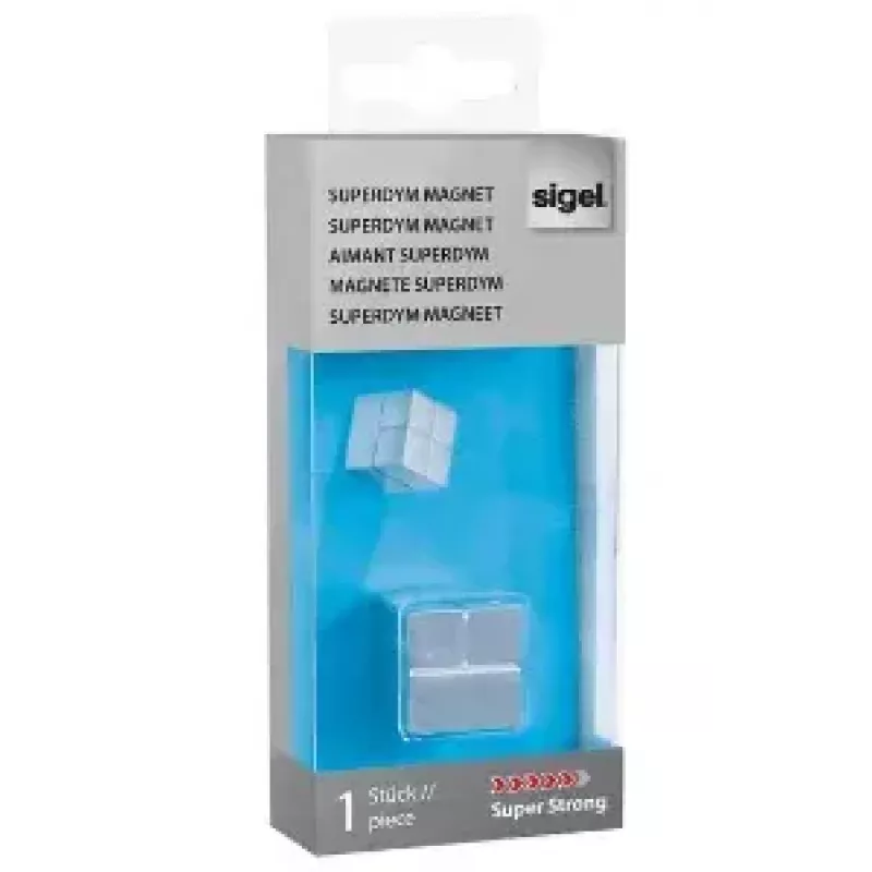 Magnete da frigorifero Sigel C20 alluminio argento