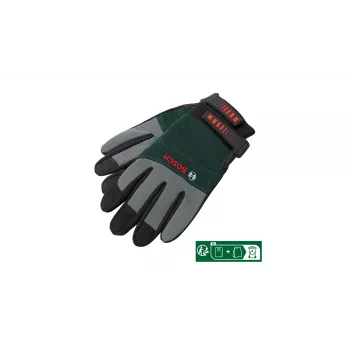 Bosch ‎F016800292 Guanti da lavoro verde 2 pezzi