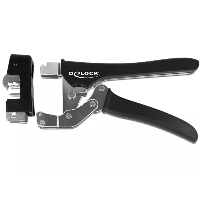 Pinza crimpatrice per cavi DeLOCK 86211 nero