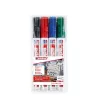 Pennarello indelebile Edding 3300 punta a scalpello nero blu verde rosso