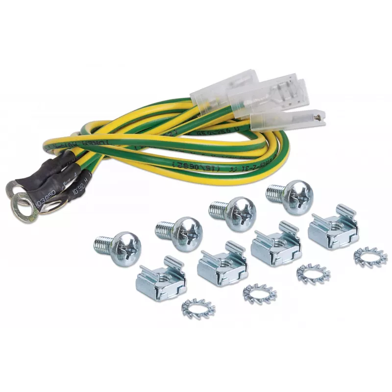 Intellinet 712187 kit di messa a terra con quattro cavi di messa a terra e kit di montaggio
