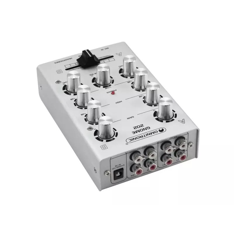 Mixer audio Omnitronic 10006881 2 canali 20 - 20000 Hz argento