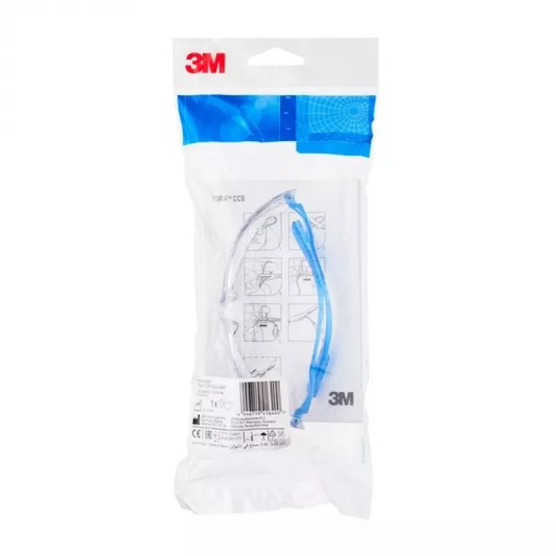 3M DE272944732 Occhiali di sicurezza occhiali protettivi policarbonato (PC) blu
