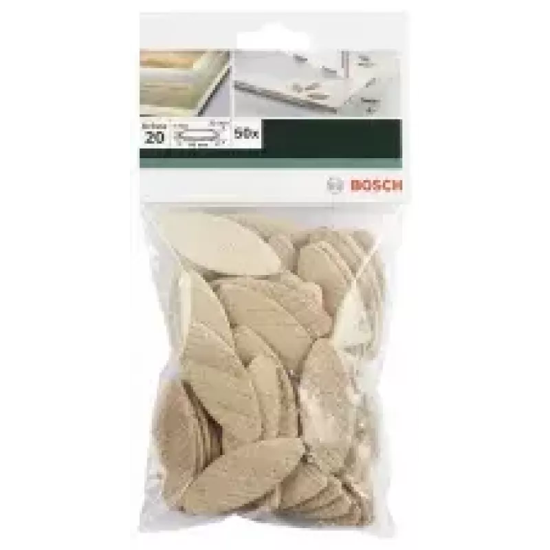 Bosch 2609256602 tasselli 5 pz. biscotti per legno