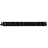Unità di distribuzione di corrente Eurolite 30240215 8 uscite AC 1U nero