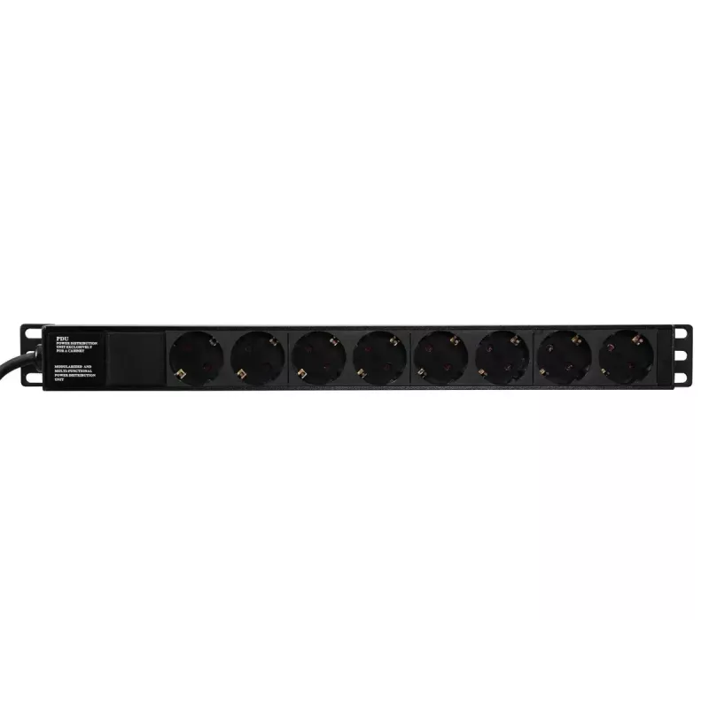 Unità di distribuzione di corrente Eurolite 30240215 8 uscite AC 1U nero