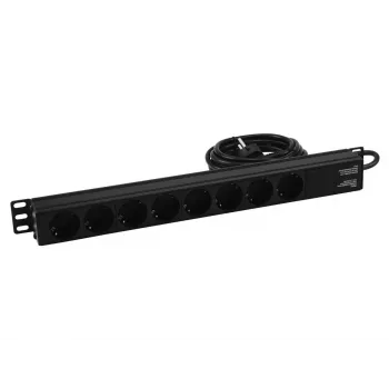 Unità di distribuzione di corrente Eurolite 30240215 8 uscite AC 1U nero