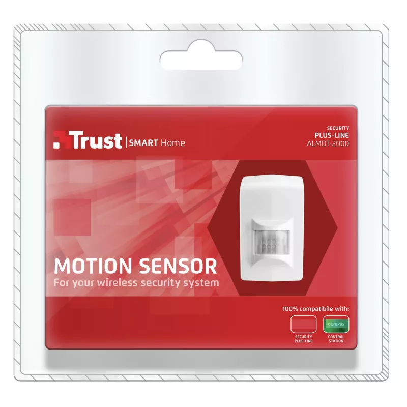 Trust ALMDT-2000 rilevatore di movimento wireless da parete bianco