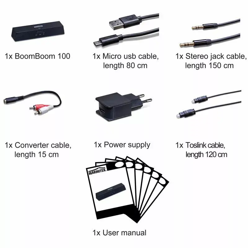 Marmitek BoomBoom 100 Trasmettitore/ricevitore audio Bluetooth (08330)