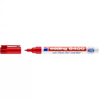 Pennarello permanente Edding 8400 punta tonda rosso