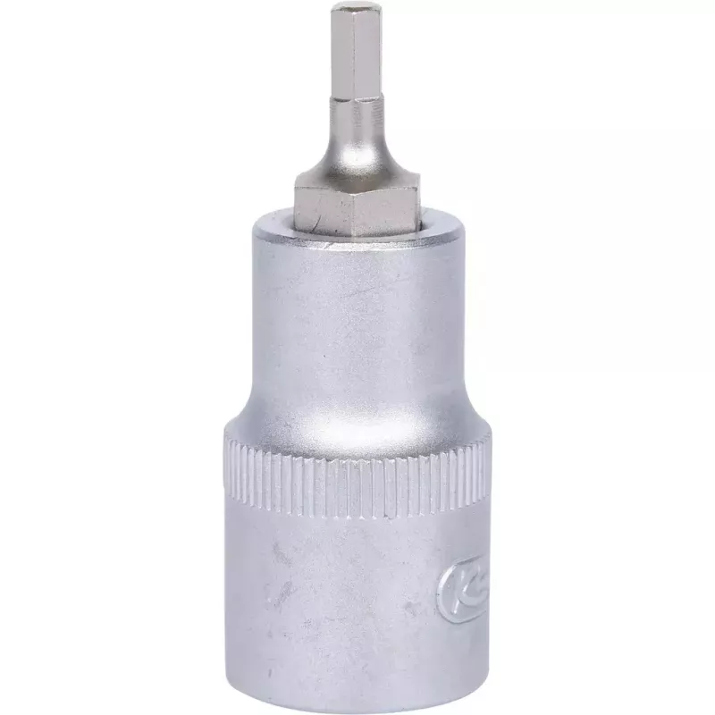 KS Tools 911.1304 bussola per inserti 1/2 pollice, esagonale, corta, 4 mm