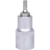 KS Tools 911.1304 bussola per inserti 1/2 pollice, esagonale, corta, 4 mm